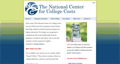 Desktop Screenshot of collegecosts.com